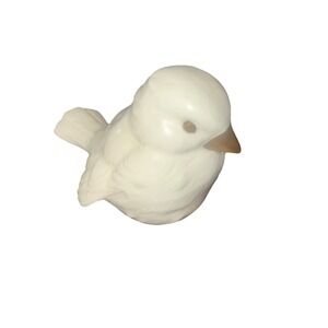 Vintage Goebel White Bird‎ Gold Figurine Porcelain West Germany Signed CV 74